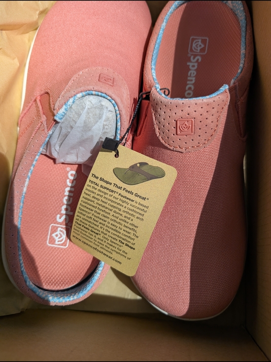 Waco shoe company Shoes - Waco Shoe Company Spenco Coral Pink Slip-On Casual Shoes